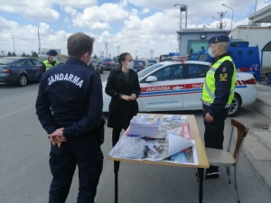 Gölbaşı’nda Trafik Haftasında Vatandaşlar Bilgilendirildi