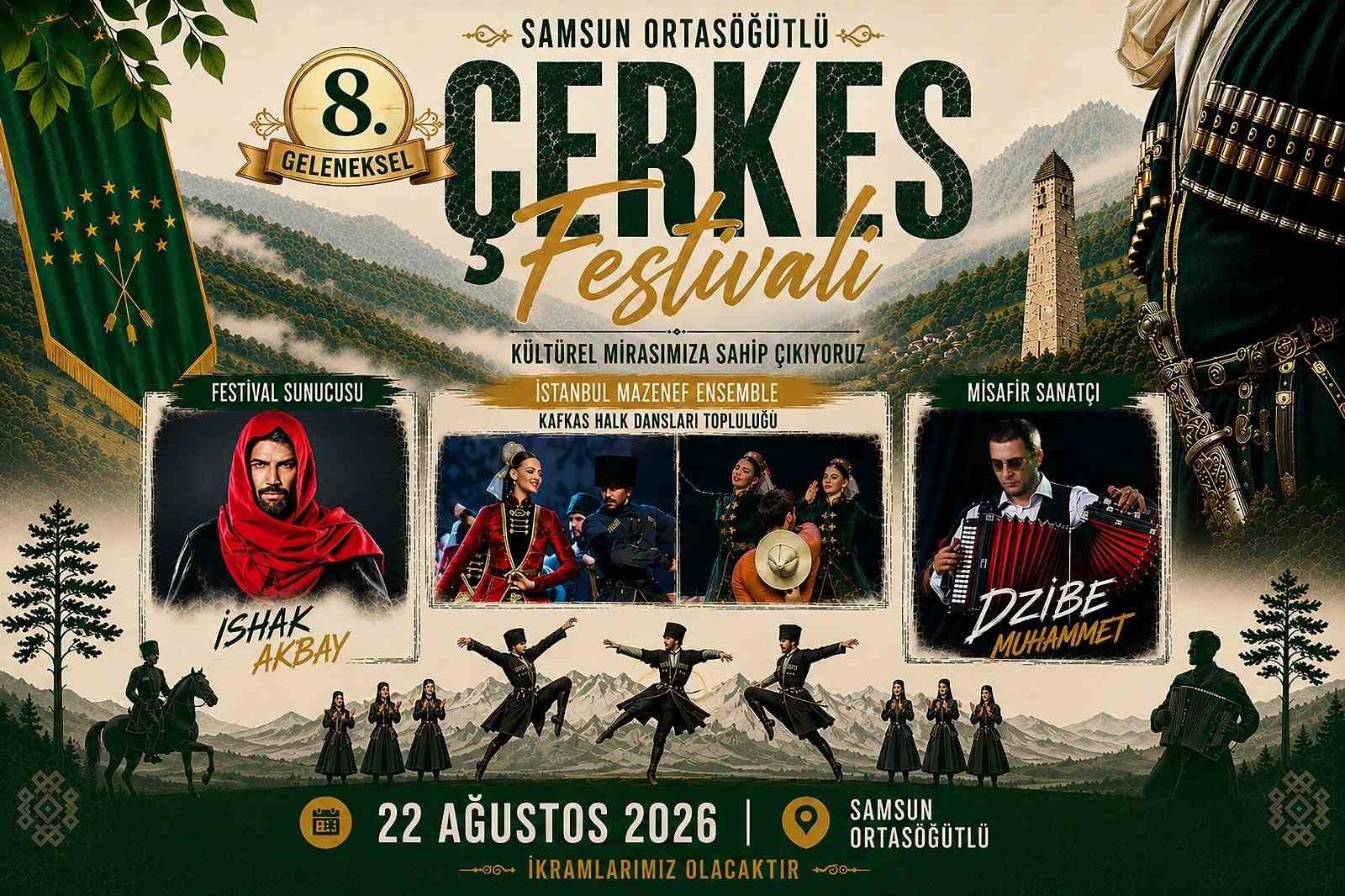 samsun-da-8-geleneksel-cerkes-festivali-yapilacak