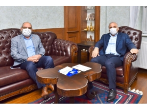 Başkan Zorluoğlu Ve Tesob Başkanı Kara Bir Araya Geldi, Projelerle İlgili İstişarede Bulundu