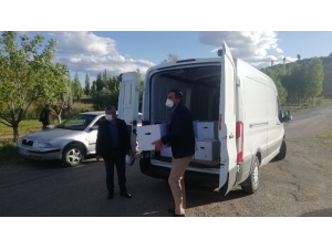 Karantina Altındaki Köye Gıda Yardımı Yapıldı