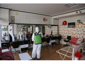 Ereğli’de Kuaförlere Ücretsiz Dezenfekte