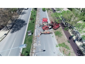 Elazığ’da Yol Genişletme Çalışmaları