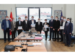 Görev Süreleri Dolan Encümen Üyelerine Teşekkür Belgesi