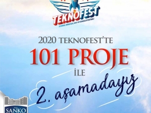 Sanko Okulları 101 Projeyle Teknofest 2020’de İkinci Aşamada