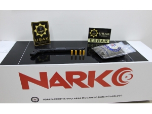 Uşak’ta Uyuşturucu Operasyonu: 4 Gözaltı