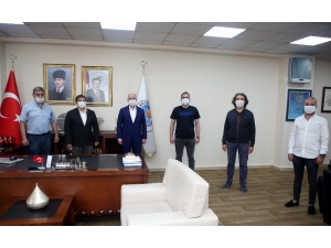 Mgc Yönetimi Başkan Gültak’ı Ziyaret Etti