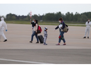 Bae’den 195 Türk Vatandaşı Samsun’a Getirildi