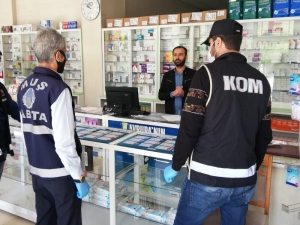 Muş’ta Maske Dağıtım Denetimi Yapıldı