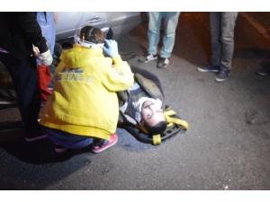 Sokağa Çıkma Kısıtlamasının Başladığı İlk Anlarda Haliç Köprüsü’nde Bir Otomobil Takla Attı