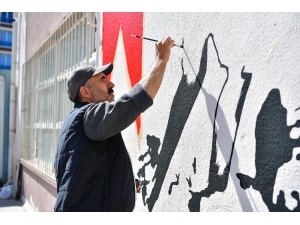 Mamak’ta Duvarlar Renkleniyor