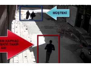 Kapkaççılar Önce Kameraya Sonra Polise Yakalandı