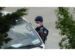 Jandarmadan Sokağa Çıkma Kısıtlaması Denetimi