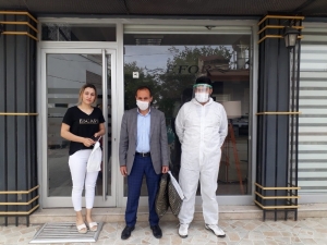 Kuaförler Dezenfekte Edildi