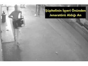 Jeneratör Hırsızları Güvenlik Kamerasında