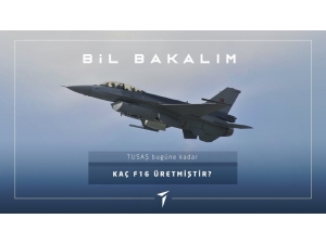 Tusaş, Bugüne Kadar 308 Adet F-16 Ürettiğini Açıkladı