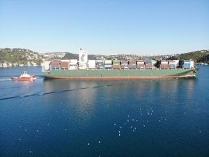 Dev Kargo Gemisi İstanbul Boğazı’ndan Geçti