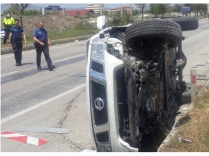 Afyonkarahisar İl Genel Meclisi Üyesi Ve İl Özel İdaresi Yol Müdürü Trafik Kazası Yaptı