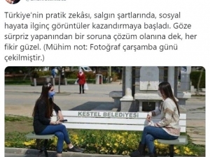 Sosyal Mesafe İçin Yapılmıştı... Bakan Koca Örnek Gösterdi