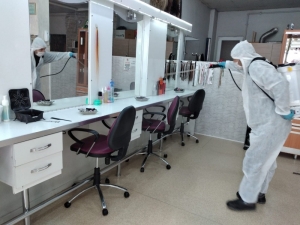 İlkadım’da Berber Ve Kuaförler Dezenfekte Edildi