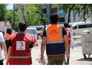 Kızılay Ve Afad İşbirliğinde Sakarya’da Annelere Karanfil Dağıtıldı