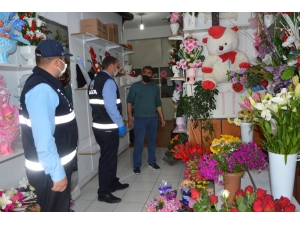 Havza’da Çiçek Ve Ekmek Satışı Yapan Yerlere Denetim