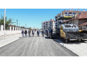 Başkan, Asfalt Çalışmalarını İnceledi