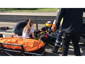 Fsm Köprüsü Girişinde Kaza: 1 Ağır Yaralı