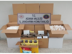 Ceyhan’da Tütün Mamülü Operasyonu