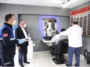 Nilüfer’de Berber Ve Kuaförlere Zabıta Denetimi
