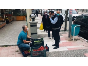 Zabıtadan Seyyar Ve Kaldırım İşgali Denetimi