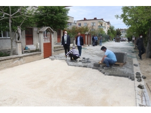 Ergene Belediyesi Yol Çalışmalarına Aksatmadan Devam Ediyor