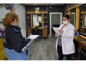 Havza’da Berber Ve Kuaförler Denetlendi