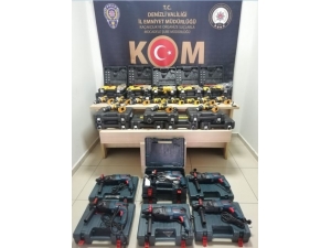 Polisten Kaçak Matkap Operasyonu