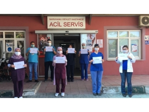 Saruhanlı’nın Sağlık Neferlerinden Klipli Mesaj