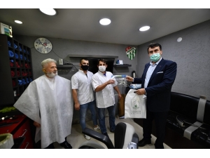 Dündar, Berber Ve Kuaför Esnafını Ziyaret Etti