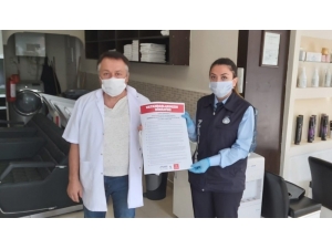 Gebze’de Berber Ve Kuaförler Denetleniyor