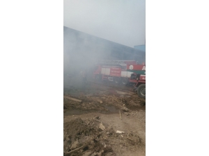 Biyokütle Enerji Santralinde Yangın Çıktı