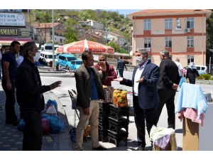 Başkan Altun Pazar Yerinde Önlemleri Denetledi