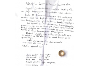 Cumhurbaşkanı Erdoğan, Yüzüğünü Göndererek Milli Dayanışma Kampanyası’na Destek Veren Vatandaşla Görüştü