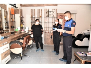 Toroslar’da Berber Ve Kuaförler Denetlendi