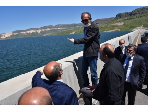 Dsi Genel Müdür Vekili Yıldız, Ilısu Barajında İncelemede Bulundu
