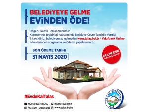 Emlak Ve Çevre Temizlik Vergilerini Evden Ödeyin