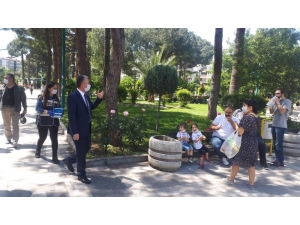 Kaymakam Sırmal’dan Maske Denetimi