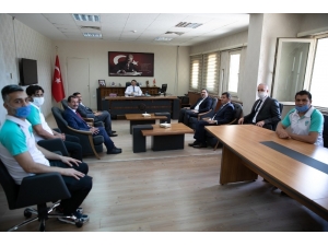 Başkanlardan Haliliye Belediyespor’a Tebrik