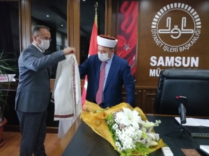 Samsun Müftüsü Çakır Cübbe Giyme Töreni İle Görevine Başladı