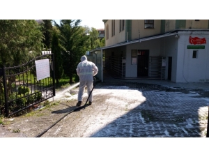 Boğaziçi’nde Sokaklar Dezenfekte Ediliyor