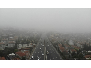 Sis Altındaki İstanbul Havadan Görüntülendi