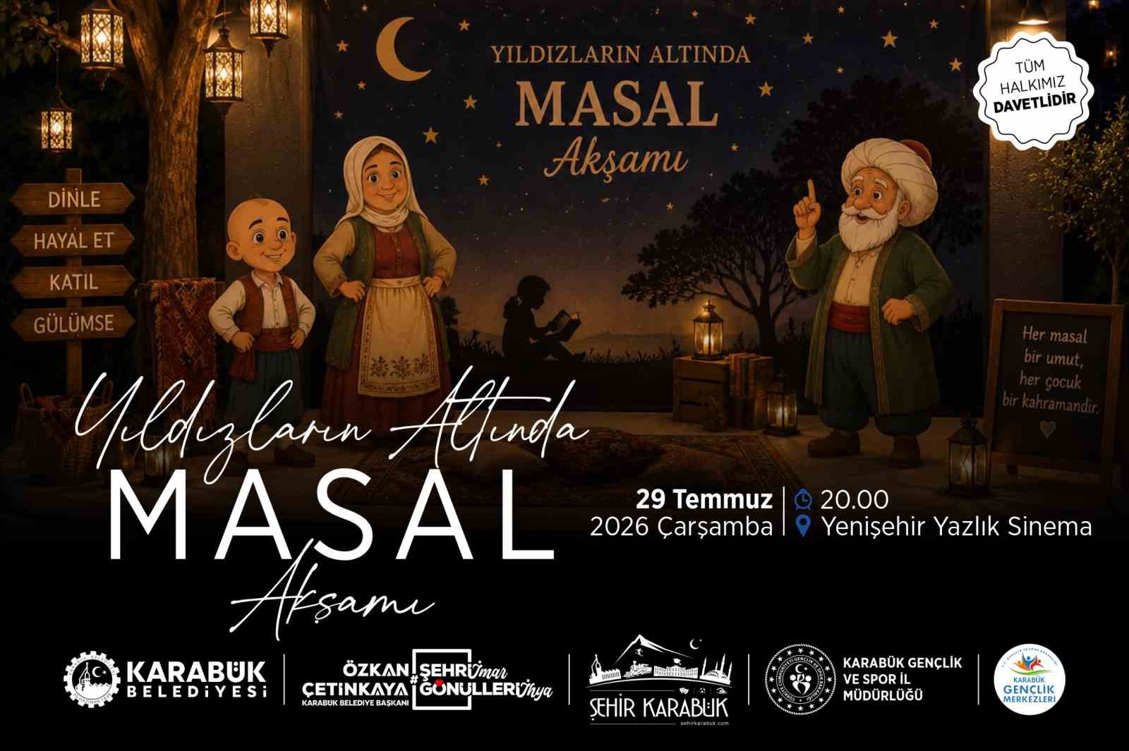 karabuk-belediyesi-cocuklari-masal-dunyasiyla-bulusturuyor