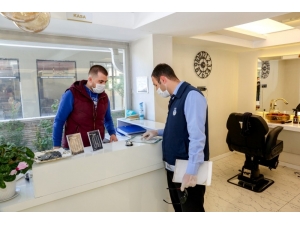 Meram’da Berber Ve Kuaförlere Denetim