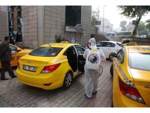 Kartal’da Bin 200 Taksi Dezenfekte Edildi